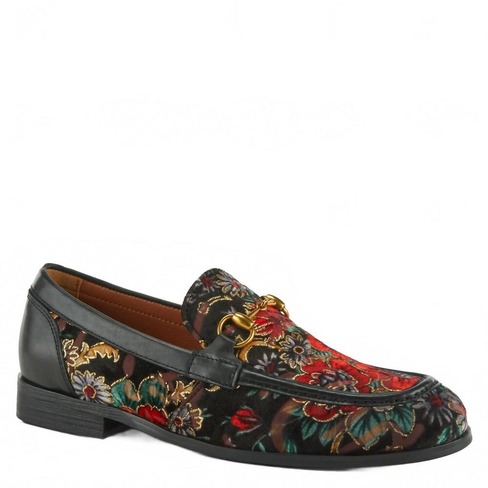 NEW L'ARTISTE men's jonas loafer in black multi